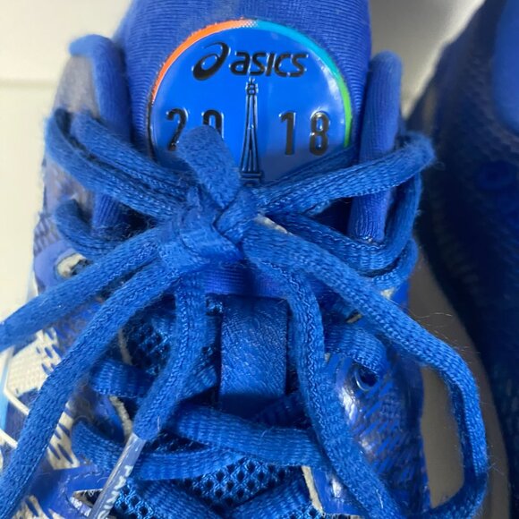 Asics Gel Nimbus 20 City Icon Paris Running Shoes Sneakers Mens Size 12 Blue - Picture 7 of 16
